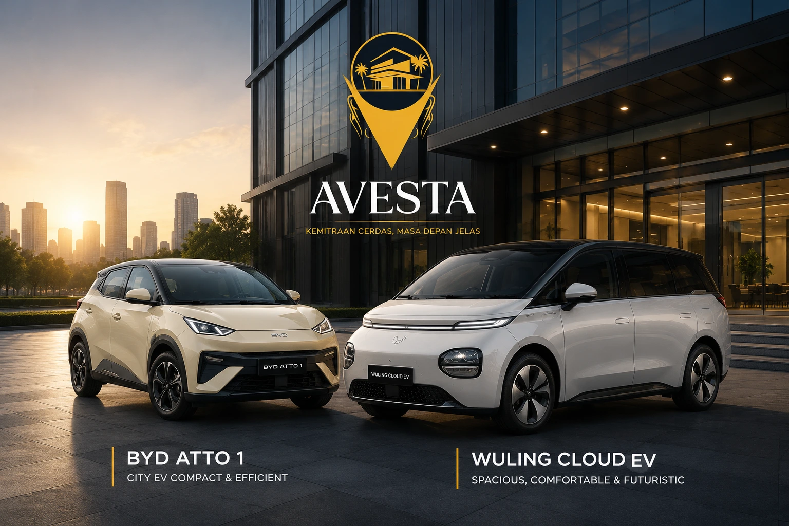Armada mobil listrik program kemitraan AVESTA
